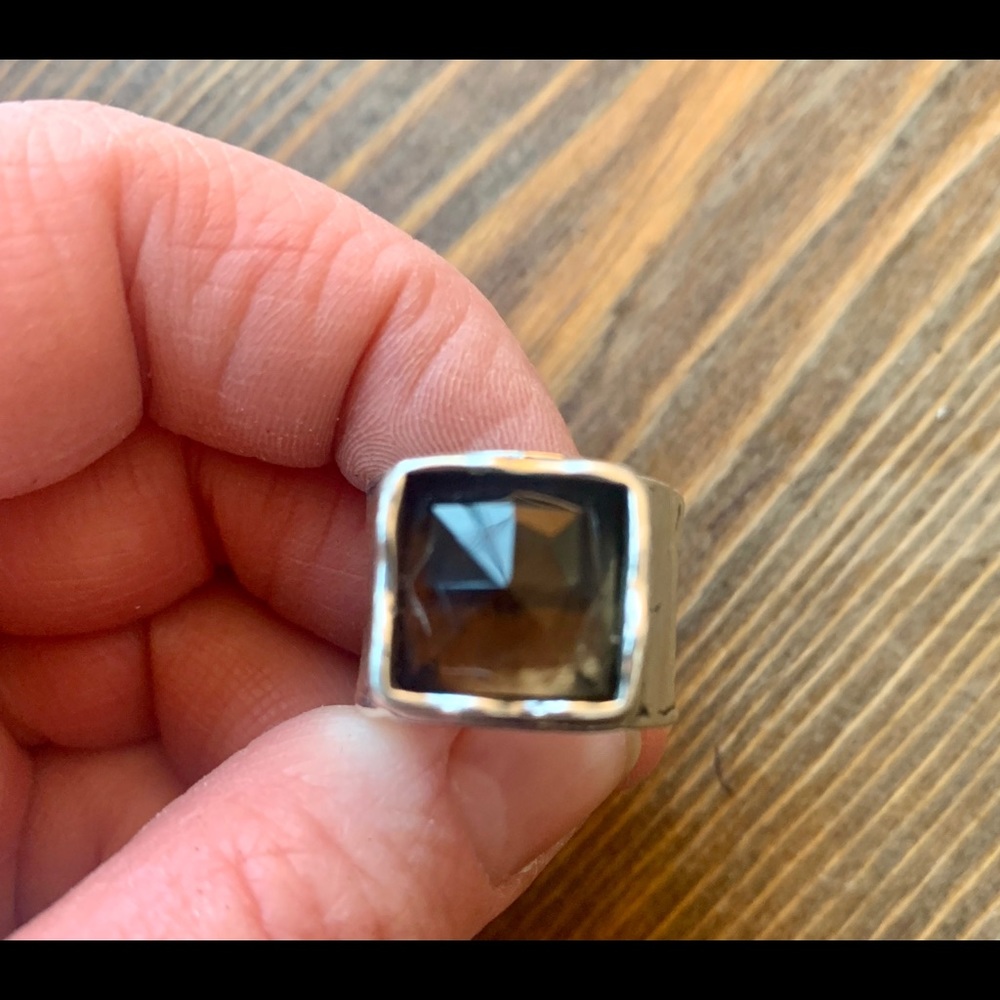 Silpada brown stone ring